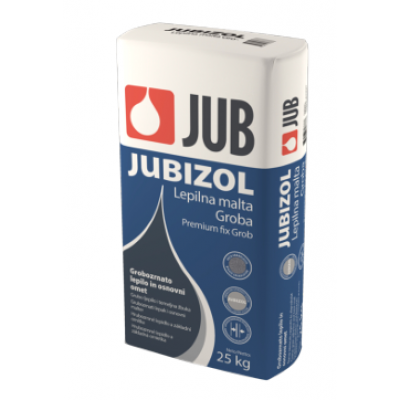 Fasadno lepilo JUB Jubizol groba lepilna malta